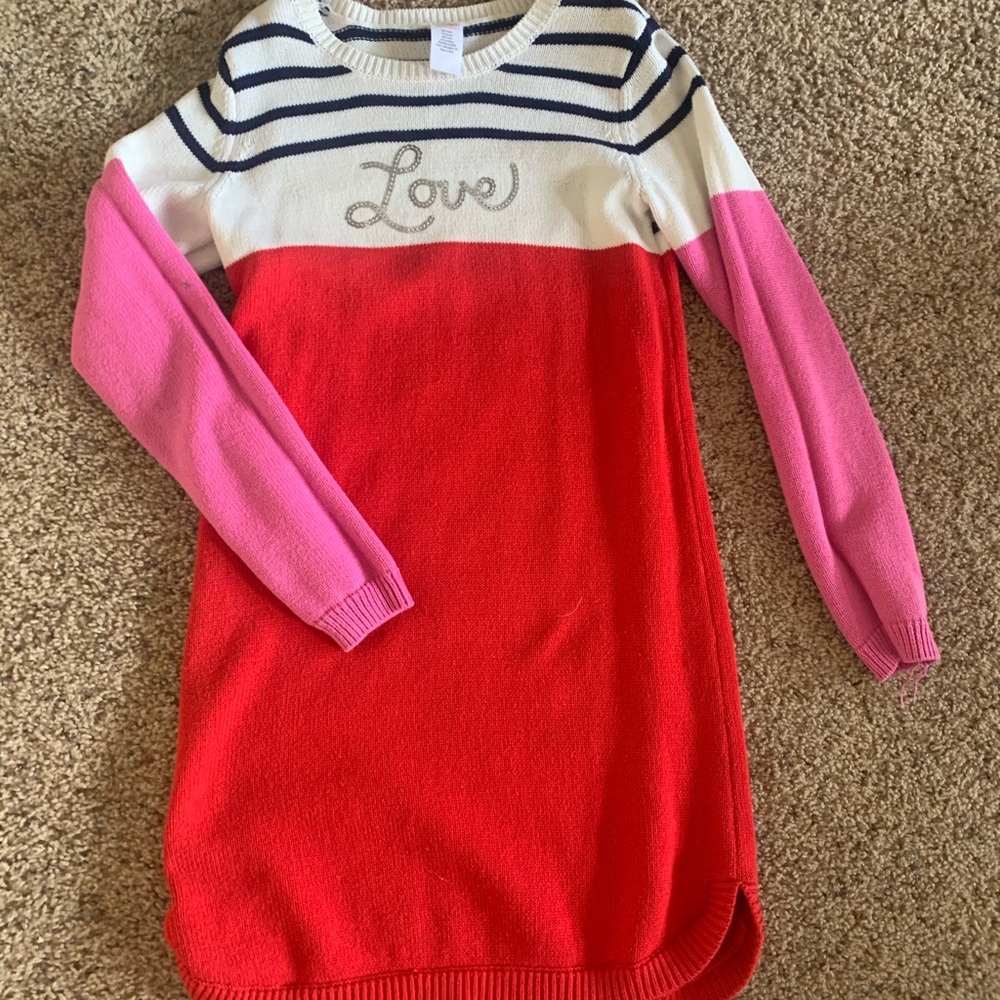 Gymboree girls love sweater dress